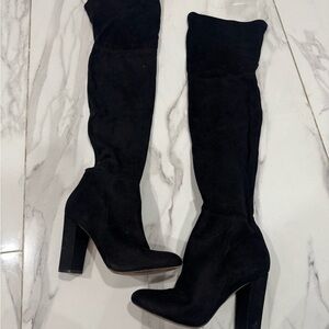 Aldo Black Knee-High Women's Boots